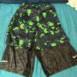 2 Pack Bundle Mens Nike Basketball Shorts | Lebron | Mens Small